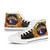 Hawaii High Top Shoes - Kalaheo High School Polynesian Tribal Pattern