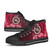 Hawaii High Top Shoes - Kau High and Pahala Elementary School Polynesian Pattern Art
