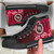 Hawaii High Top Shoes - Kau High and Pahala Elementary School Polynesian Pattern Art