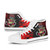 Hawaii High Top Shoes - Kaui High School Polynesian Tribal Pattern
