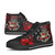 Hawaii High Top Shoes - Kaui High School Polynesian Tribal Pattern