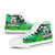 Hawaii High Top Shoes - Konawaena High School Polynesian Tribal Pattern