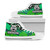 Hawaii High Top Shoes - Konawaena High School Polynesian Tribal Pattern