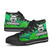 Hawaii High Top Shoes - Konawaena High School Polynesian Tribal Pattern