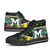 Hawaii High Top Shoes - Molokaï¿½ï¿½i High School Polynesian Tribal Pattern