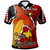 Papua New Guinea Polo Shirt - Custom Paradise Bird Of Papua New Guinea with Polynesian Patterns Polo Shirt