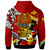 Papua New Guinea Hoodie - Custom Coat Of Arms PNG with Polynesian Culture Hoodie