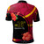 Papua New Guinea Polo Shirt - Custom Papua New Guinea Flag with Hibicus Polynesian Patterns Polo Shirt