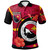 Papua New Guinea Polo Shirt - Custom Papua New Guinea Flag with Hibicus Polynesian Patterns Polo Shirt