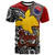 Papua New Guinea T-shirt - Custom Central Of Papua New Guinea With Polynesian Patterns T-shirt