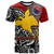 Papua New Guinea T-shirt - Custom Central Of Papua New Guinea With Polynesian Patterns T-shirt