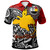 Papua New Guinea Polo Shirt - Custom Madang Of Papua New Guinea With Polynesian Patterns Polo Shirt