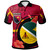 Papua New Guinea Polo Shirt - Jiwaka Flag of PNG with Hibicus and Polynesian Culture Polo Shirt