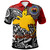 Papua New Guinea Polo Shirt - Custom Gulf Of Papua New Guinea With Polynesian Patterns Polo Shirt