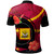 Papua New Guinea Polo Shirt - Western Province Flag of PNG with Hibicus and Polynesian Culture Polo Shirt