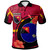 Papua New Guinea Polo Shirt - West New Britain Flag of PNG with Hibicus and Polynesian Culture Polo Shirt
