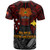 Papua New Guinea T-Shirt - Custom PNG Map Polynesian Flag Color Style T-Shirt