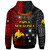 Papua New Guinea Hoodie - Custom Seal With Flag Polynesian Pattern Hoodie
