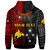 Papua New Guinea Hoodie - Custom Seal With Flag Polynesian Pattern Hoodie