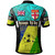 Malampa Fiji Polynesian Polo Shirt - Custom Flag Malampa Fiji Day with Tapa Polynesian Polo Shirt
