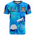 Fiji Polynesian T-shirt - Custom Fiji Independence Day with Tapa Patterns and Fiji Map T-shirt