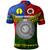 Vanuatu Polynesian Polo Shirt - Custom Personalised Vanuatu Kanaky Coat Of Arms Polynesian Polo Shirt