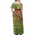 Polynesian Woman Off Shoulder Long Dress - Polynesian Pattern 14