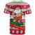 Hawaii Christmas T-Shirt - Santa Surfing