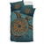 Hawaii Bedding Set Mandela Turtle Royal Blue