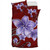 Hawaii Bedding Set Plumeria Violet Polynesia Red