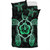 Hawaii Bedding Set Turtle Hibiscus Green