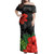 Tonga Polynesian Hibiscus Woman Off Shoulder Long Dress