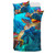 Polynesian Kanaka Maoli (Hawaiian) Bedding Set - Turtle Hawaii Map