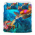Polynesian Kanaka Maoli (Hawaiian) Bedding Set - Turtle Hawaii Map