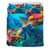 Polynesian Kanaka Maoli (Hawaiian) Bedding Set - Turtle Hawaii Map