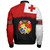 Tonga Bomber Jacket Tonga Flag Grunge