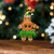 Hawaii Acrylic And Wooden Ornament Christmas Custom Ginger Hawaiian Lady