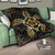 Hawaii Premium Quilt Golden Hibiscus And Turtle