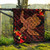 Hawaii Premium Quilt Hibiscus Polynesian Red Big Turtle