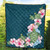 Hawaii Premium Quilt Hibiscus Turtle Dance