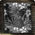 Hawaii Premium Quilt Pineapple Hibiscus Black And White