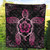 Hawaii Premium Quilt Turtle Hibiscus Pink