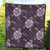Hawaii Premium Quilt Turtle Plumeria Violet