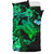 Hawaii Bedding Set - Hawaii Polynesian Turtle Tropical Gardient Green Bedding Set