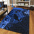Hawaii Area Rug Hawaii Polynesian Turtle Tropical Blue