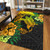 Hawaii Area Rug Hawaii Polynesian Turtle Tropical Gardient Yellow
