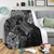 Hawaii Premium Blanket Hawaii Polynesian Turtle Tropical Grey