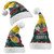 Shefa Polynesian Christmas Hat - Shefa Vanuatu Coat of Arms Christmas Hat Polynesian Patterns Christmas Hat