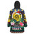 Shefa Polynesian Christmas Snug Hoodie - Shefa Vanuatu Coat of Arms Christmas Hat Polynesian Patterns Oodie Blanket
