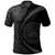 Samoa Polo Shirt American Samoa Coat Of Arm Lauhala Gray Circle